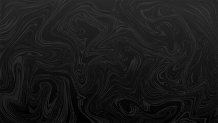 Abstract black  liquid background. Liquid art. Fluid dark marble texture. Vector illustration. 