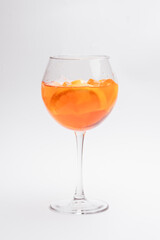 aperol on white background