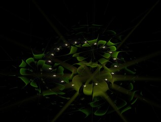 Imaginatory fractal background Image