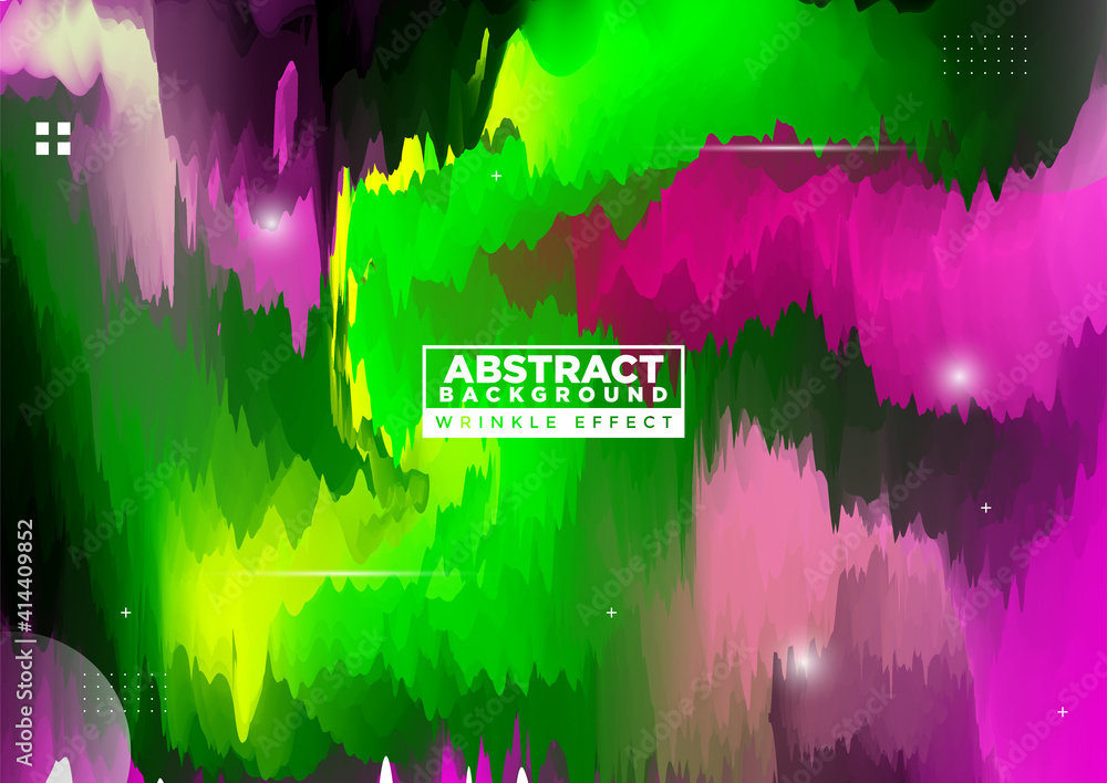 Poster abstract modern gradient background with wrinkle effect - premium vector