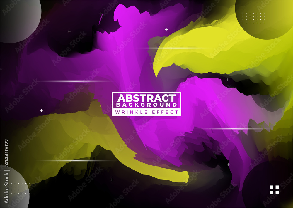 Poster abstract modern gradient background with wrinkle effect - premium vector