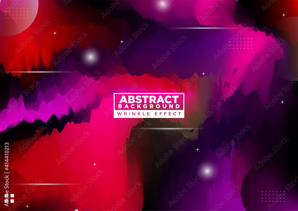 Poster abstract modern gradient background with wrinkle effect - premium vector