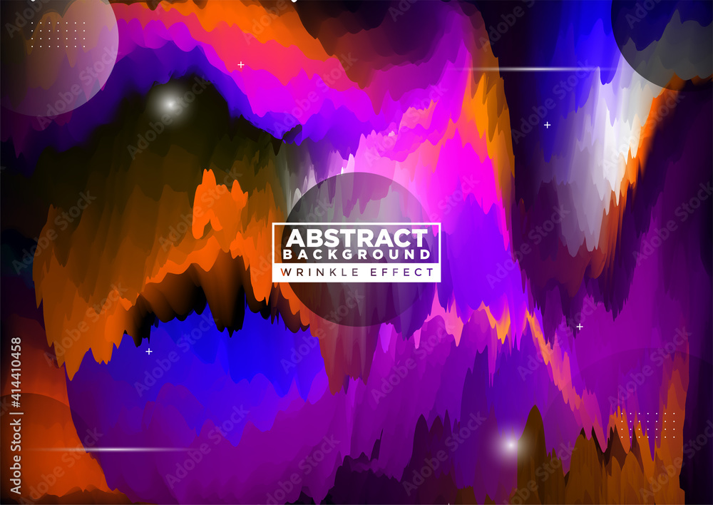 Poster abstract modern gradient background with wrinkle effect - premium vector