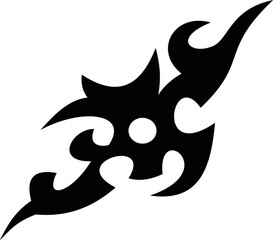 Vector symbol, ornament, tattoo. beautiful vector illustration. Drawings on the body, ancient symbols.