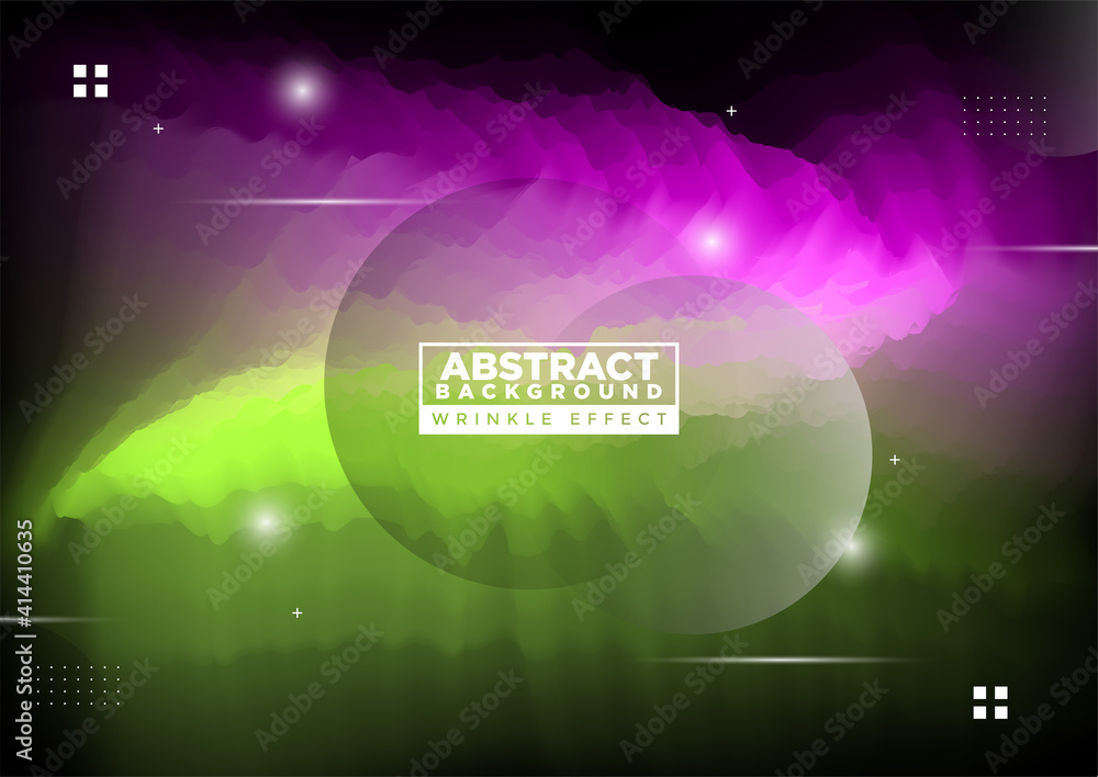 Poster abstract modern gradient background with wrinkle effect - premium vector