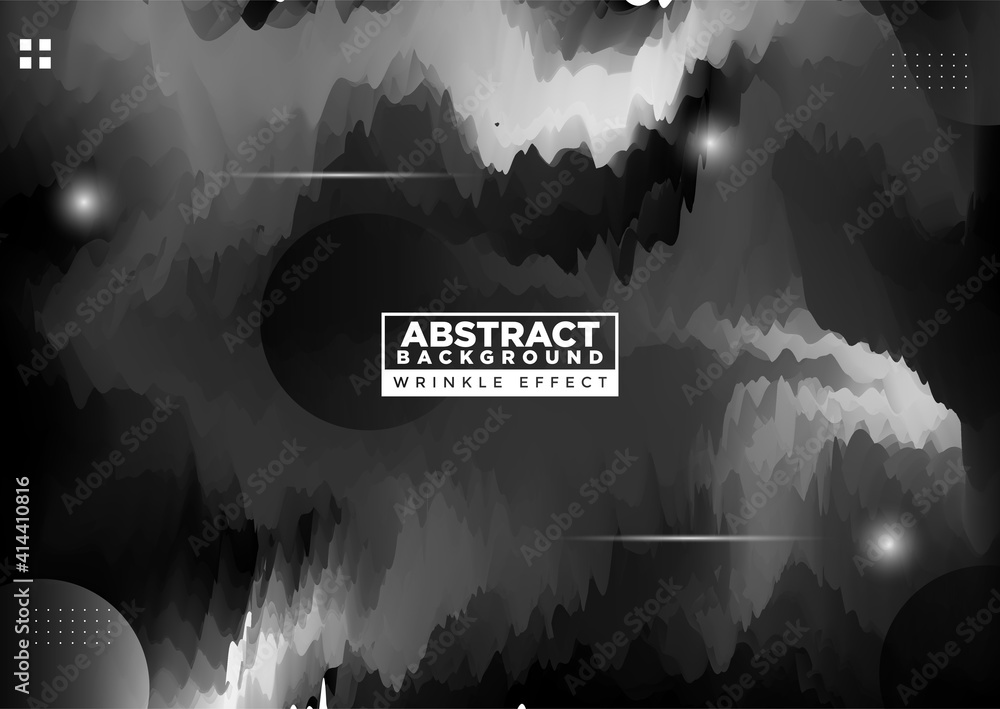 Poster abstract modern gradient background with wrinkle effect - premium vector