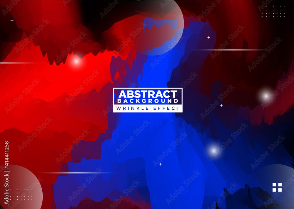 Poster abstract modern gradient background with wrinkle effect - premium vector