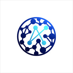 a lettering logo network connect logo exclusive design inspiration