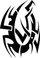 Vector symbol, ornament, tattoo. beautiful vector illustration. Drawings on the body, ancient symbols.