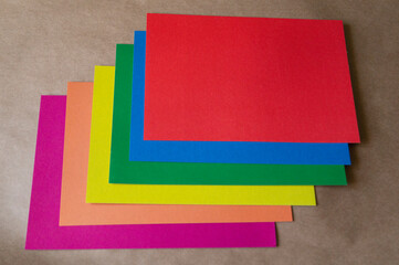 Colored paper, abstract colorful background. 