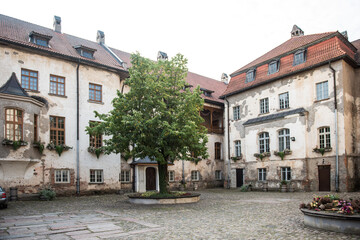 Medieval Dundaga castle in Latvia