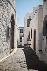Tranditional white buildings of Greek Islands