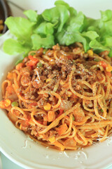 spaghetti with tomato sauce recipe.