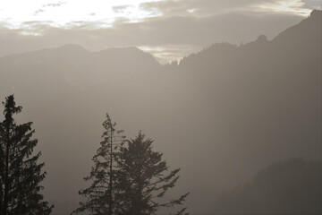 lichtstimmung in den alpen