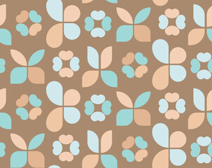 Seamless pattern, illustration, with butterfly abstract elements
