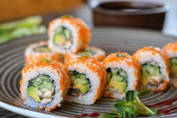 sushi
Калифорния с угрем