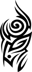 Fototapeta premium Vector symbol, ornament, tattoo. beautiful vector illustration. Drawings on the body, ancient symbols.