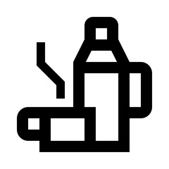 Obraz premium Thermos and mug