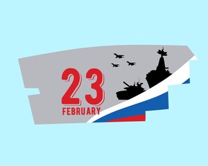 Illustration Fatherland Day Russia