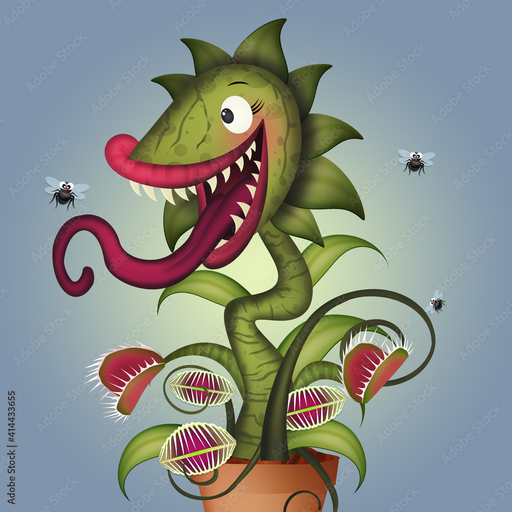 Poster carnivorous plant