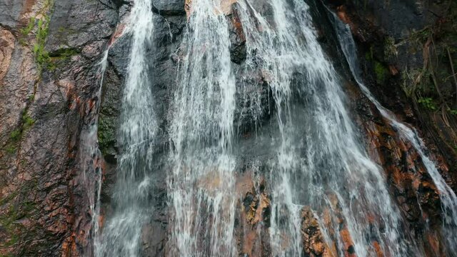 Flight over amazing Na Muang 1 Waterfall in Ko Samui