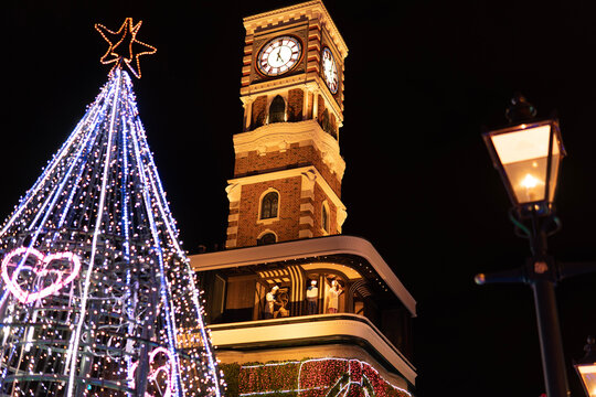 christmas tree with lights