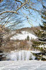 winter im erzgebirge