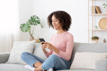 Obraz premium Chat, surfing in blog, modern social networks, mobile app in gadget