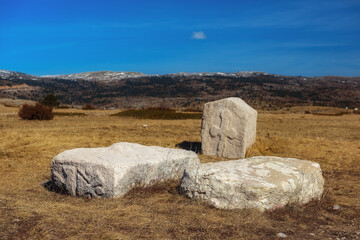 old stone monuments