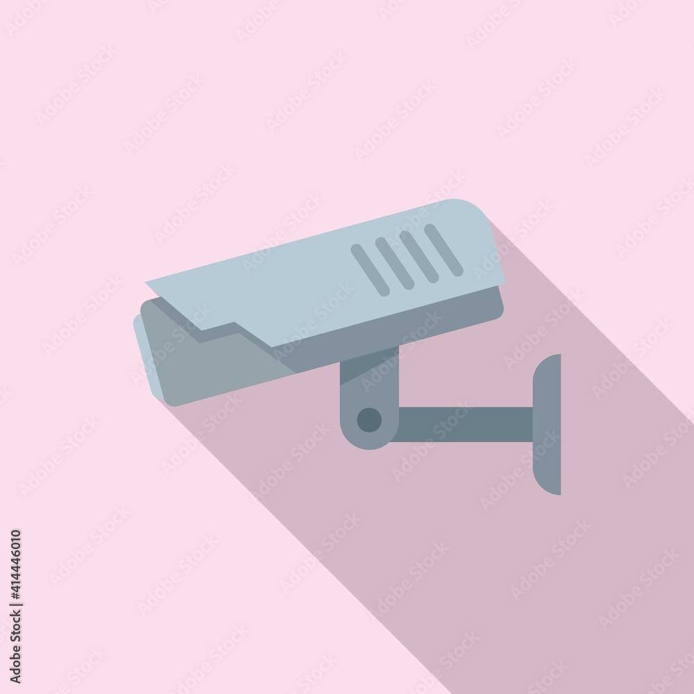Aufkleber security camera icon. flat illustration of security camera vector icon for web design