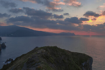 Sunset in San Juan de Gaztelugatxe