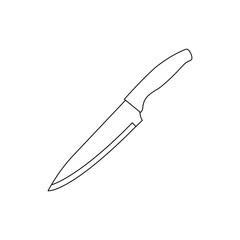 Meat cleaver knife - vector icon 