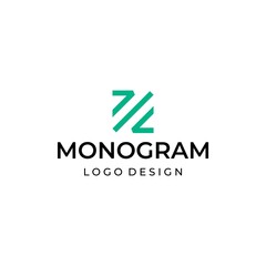 Modern Z letter logo designed with geometric lines.
EPS 10, Vector.
