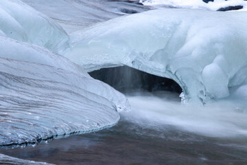 ice on the river