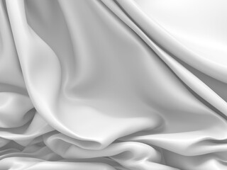 Fototapeta premium Abstract white fabric texture background