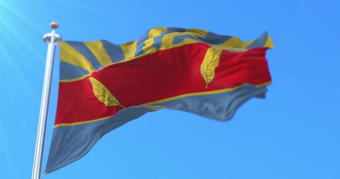 Flag of Harare, capital city of Zimbabwe. Loop