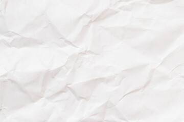 Grunge wrinkled white color paper textured background