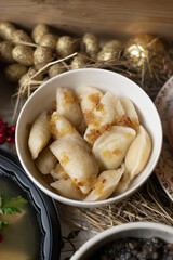 traditional Ukrainian dumplings called varenyky