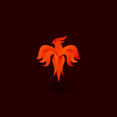 Illustration vector graphic of Phoenix logo. Design inspiration. Fit to your Business, community, etc