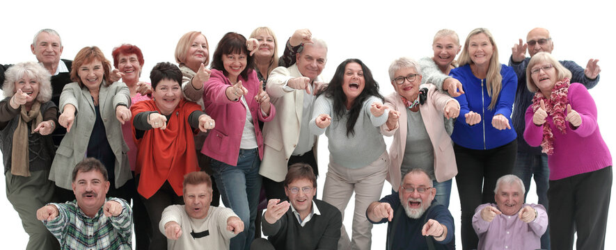Group of senior people joyfulness concept © ASDF