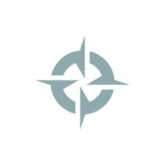 compass logo design with geometry © Bigelliot