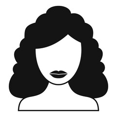 Face laser hair removal icon. Simple illustration of face laser hair removal vector icon for web design isolated on white background