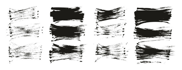 Flat Fan Brush Regular Short Background High Detail Abstract Vector Background Set 