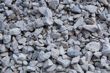 Crushed stone. Crushed stone construction materials.