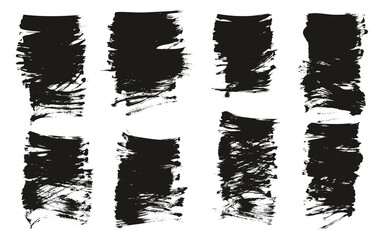 Flat Fan Brush Regular Short Background High Detail Abstract Vector Background Set 