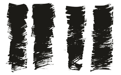 Flat Fan Brush Regular Short Background High Detail Abstract Vector Background Set 