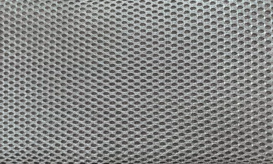 Rolgordijnen gray mesh fabric textile texture for trainers shoes, clothing, bag © Belle's