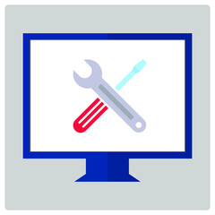 Vector illustration for Information Technology Services EPS10