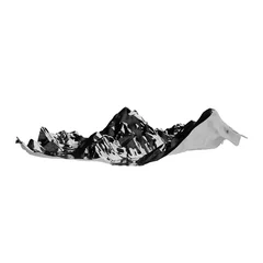 Printed roller blinds K2 K2 Mountain 3d accurate terrain model