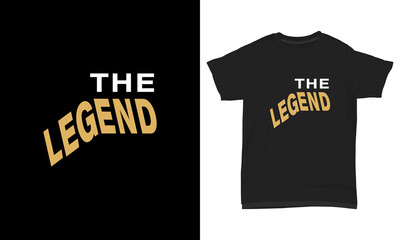 The legend typography t-shirt